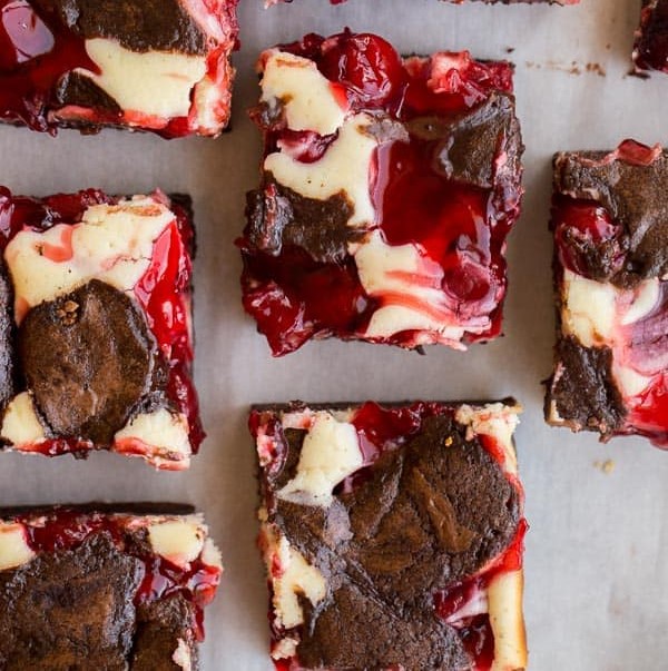 Cherry Cheesecake Brownies 